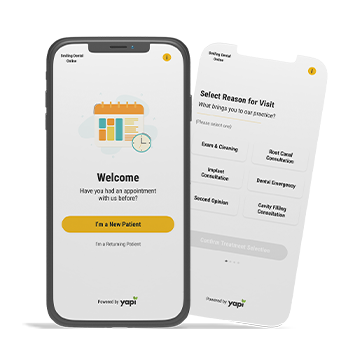 patient booking system on phone