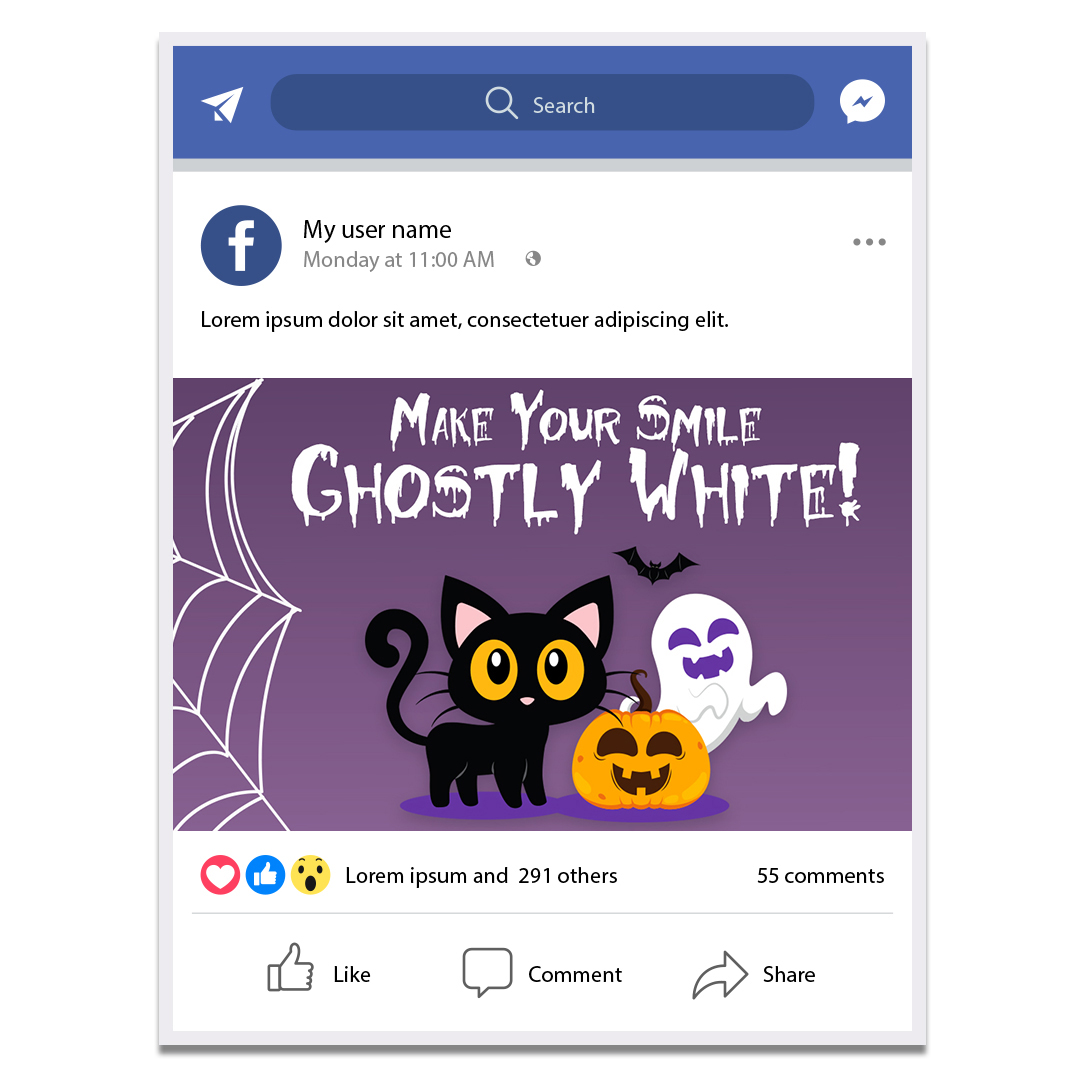 Dental Social Media Halloween Post