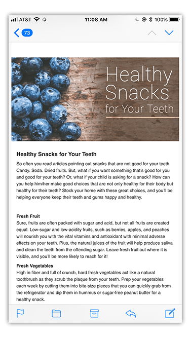 YAPI Dental Marketing Newsletter 01