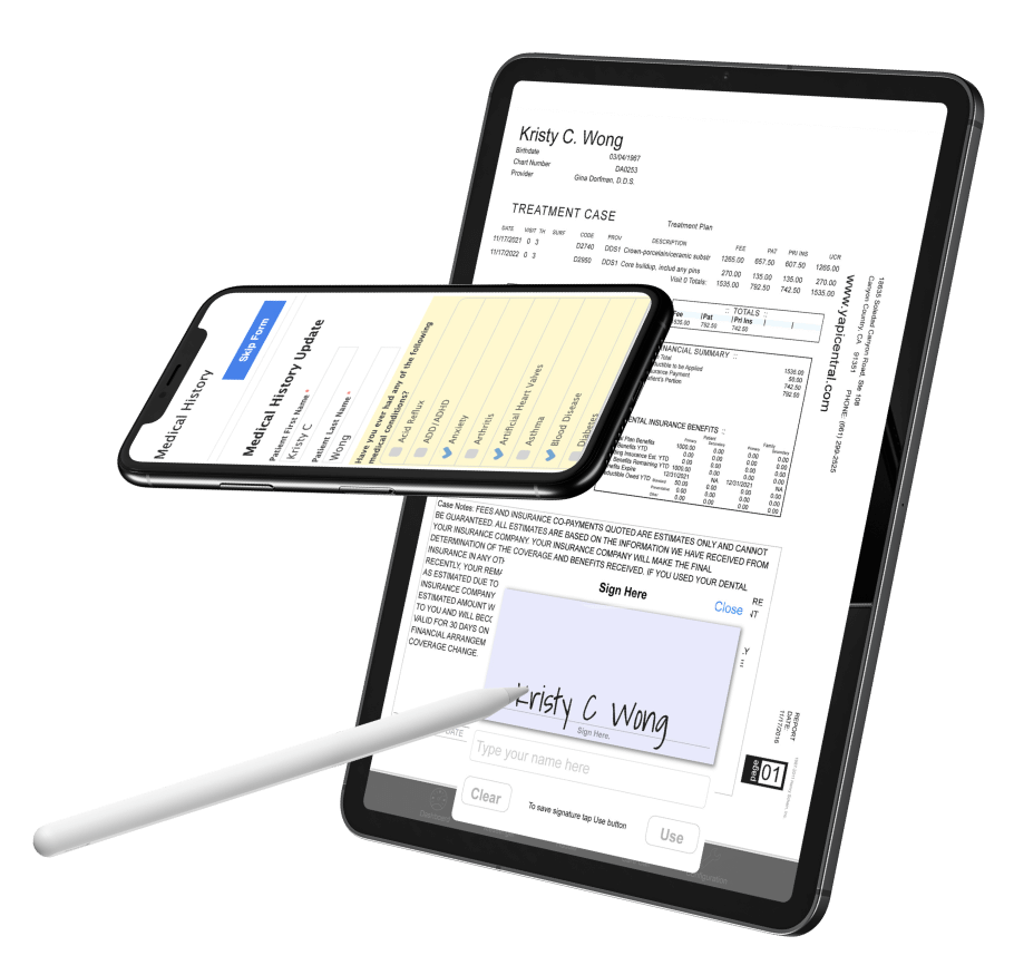 Paperless Dental Forms