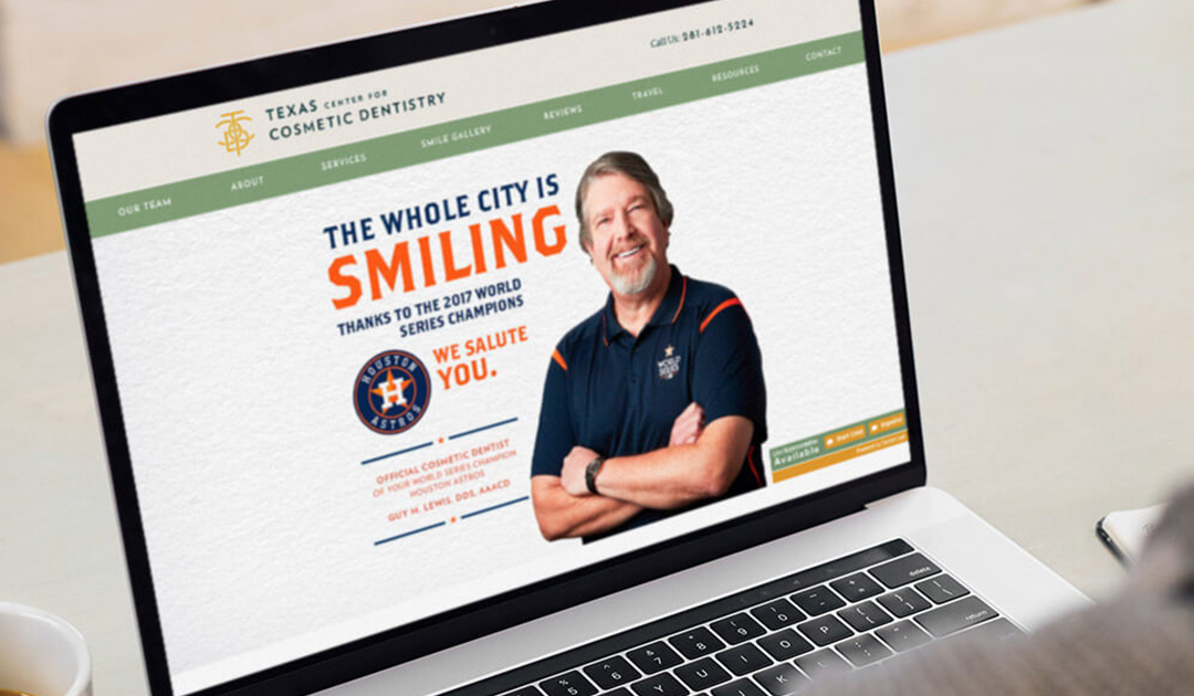 Texas Center for Cosmetic Dentistry Sees Remarkable Growth Online with an 852% Jump in Keywords